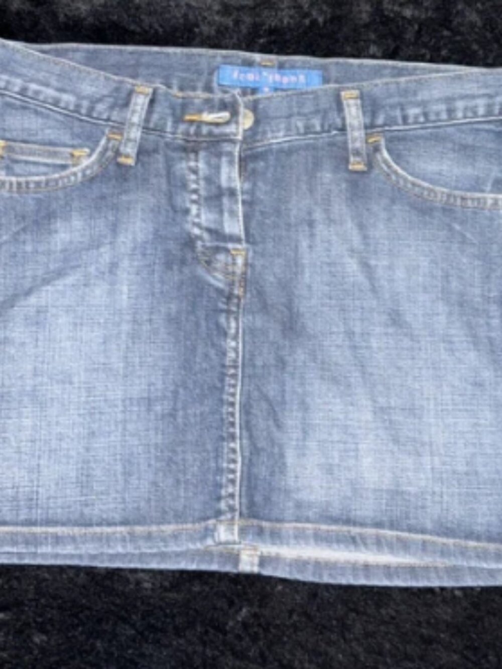 Classic denim short skirt